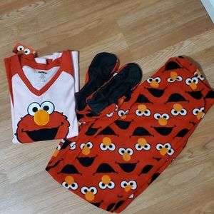 Elmo Footie sleep 2 pc set XL 16/18